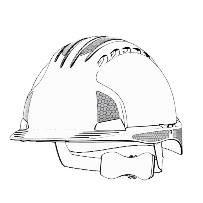 JSP AHV444-002-900 Stickers Zilver