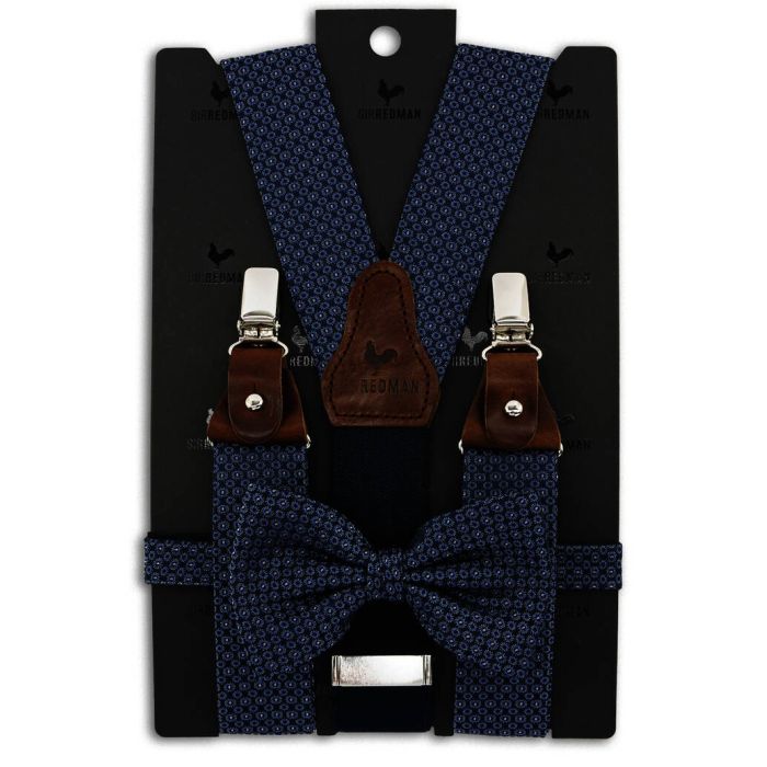 Sir Redman SR20183 ( SRCOMBI20183B ) bretels combi pack Talented Tailor dark blue