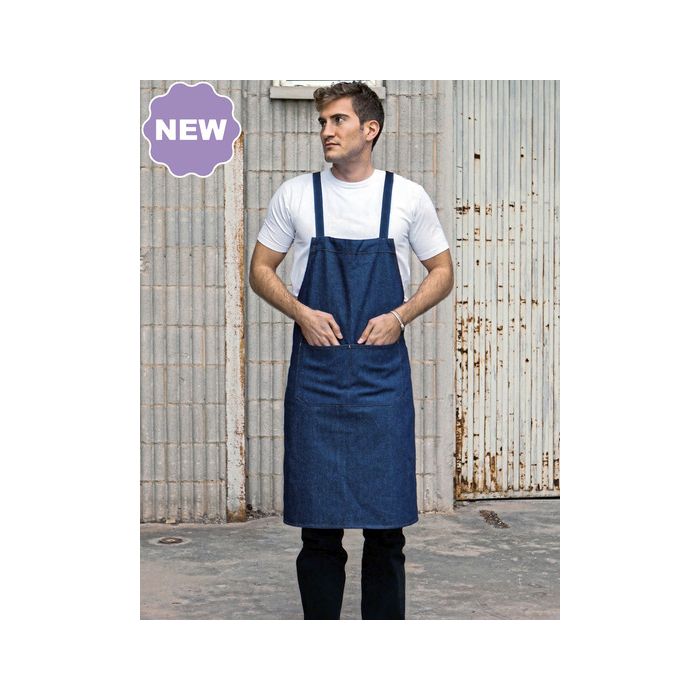 Link Kitchen Wear X9090P Hobby apron with cross bands and pocket