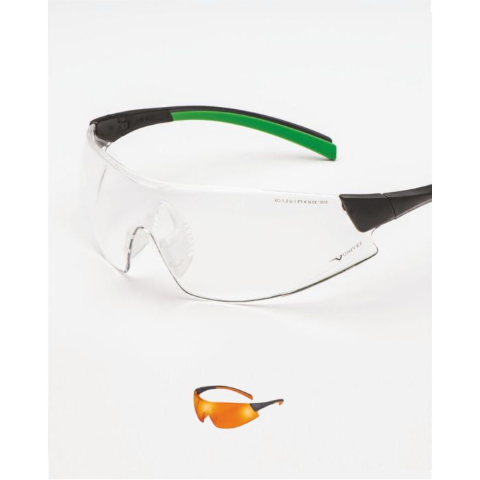 Univet v.bril 546.03.45.00 zwart/groen
