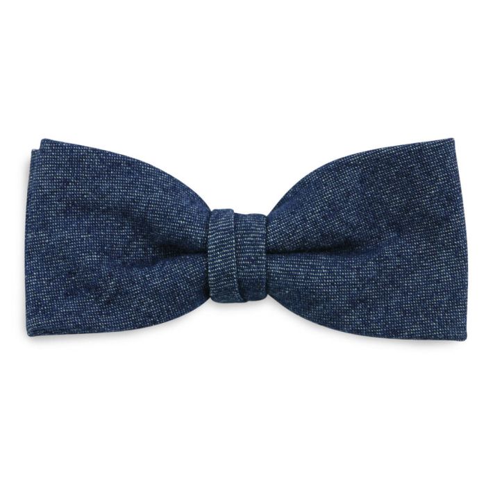 Sir Redman SR24063 ( SRBOWTIE24063 ) denim strik blauw